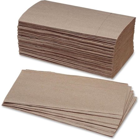 SEATSOLUTIONS National Industries For the Blind NSN2627178 Single Fold Paper Towel, KraftKraft SE2115765